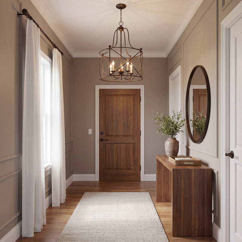 Savoy House Seneca 5-Light Pendant, English Bronze