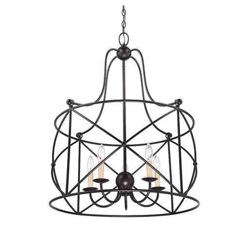 Savoy House Seneca 5-Light Pendant, English Bronze