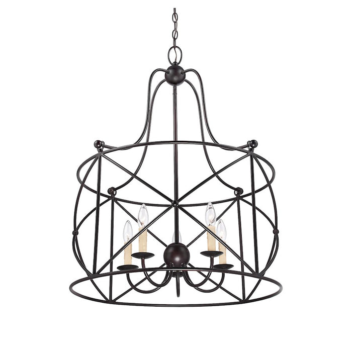 Savoy House Seneca 5-Light Pendant, English Bronze