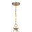 Savoy House Orianna 6 Light Chandelier, Noble Brass