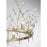 Savoy House Orianna 6 Light Chandelier, Noble Brass