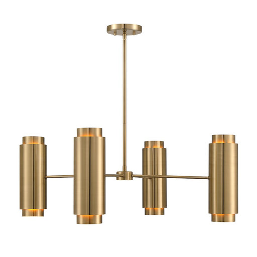 Savoy House Lio 8-Light Chandelier, Noble Brass
