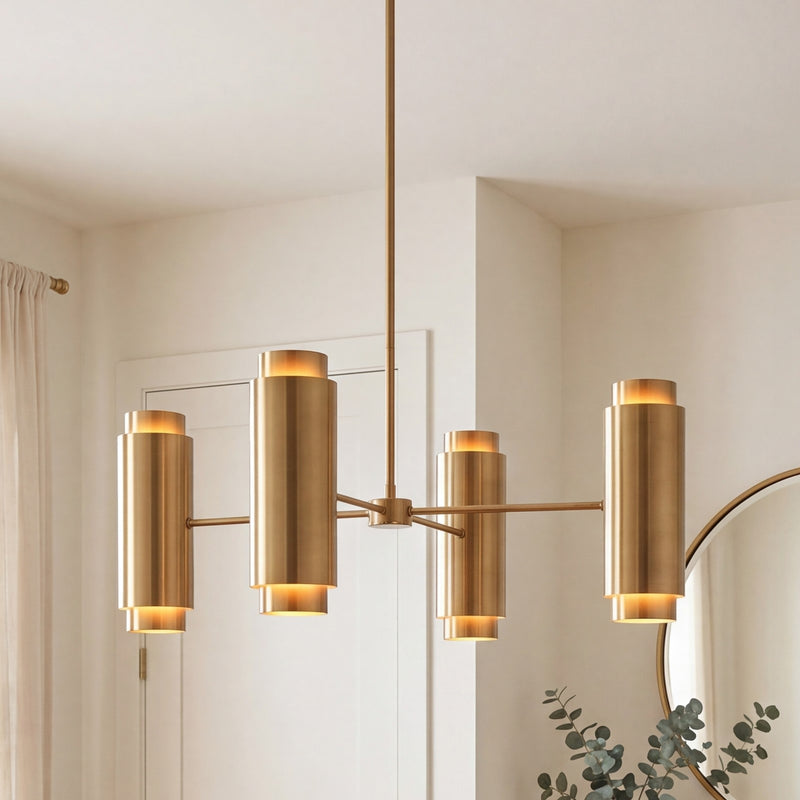 Savoy House Lio 8-Light Chandelier, Noble Brass