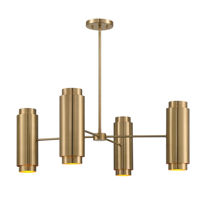 Savoy House Lio 8-Light Chandelier, Noble Brass