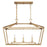 Savoy House Townsend 3-Light Linear Chandelier, Warm Brass - 1-423-3-322