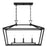 Savoy House Townsend 3-Light Linear Chandelier, Matte Black - 1-423-3-89