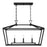 Savoy House Townsend 3-Light Linear Chandelier, Matte Black