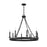 Savoy House Seville 8-Light Chandelier, Matte Black