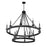 Savoy House Seville 15-Light Chandelier, Matte Black