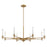 Savoy House Jasmine 8-Light Chandelier, Warm Brass