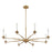 Savoy House Jasmine 8-Light Chandelier, Warm Brass