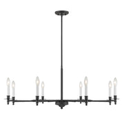 Savoy House Jasmine 8-Light Chandelier, Matte Black - 1-4412-8-89