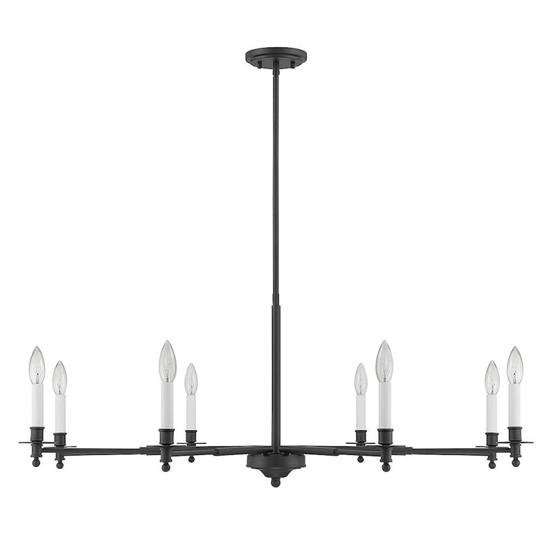 Savoy House Jasmine 8-Light Chandelier, Matte Black