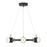 Savoy House Biscayne 12-Light LED Chandelier, Matte Black - 1-4486-12-89