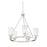 Savoy House Vaughan 5 Light Chandelier, Satin Nickel