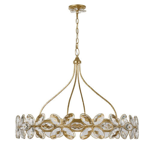 Savoy House Marbella 14 Light Chandelier, Gold Shimmer