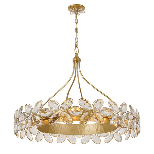Savoy House Marbella 14 Light Chandelier, Gold Shimmer