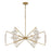 Savoy House Marbella 6 Light Chandelier, Gold Shimmer