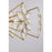 Savoy House Marbella 6 Light Chandelier, Gold Shimmer