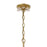 Savoy House Marbella 6 Light Chandelier, Gold Shimmer