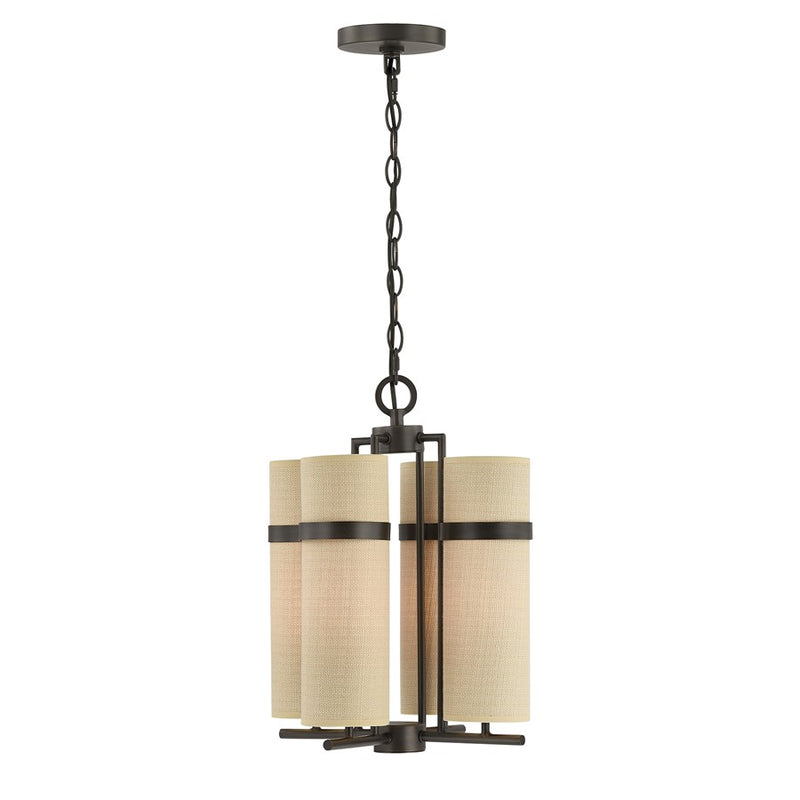 Savoy House Weston 4 Lt Chandelier, Mediterranean