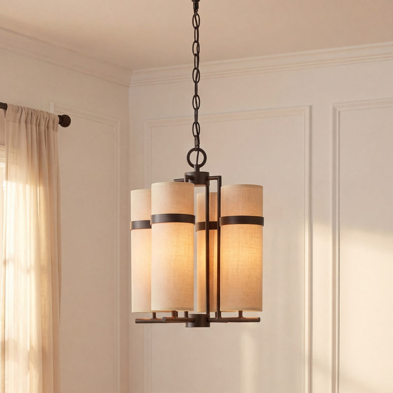Savoy House Weston 4 Lt Chandelier, Mediterranean