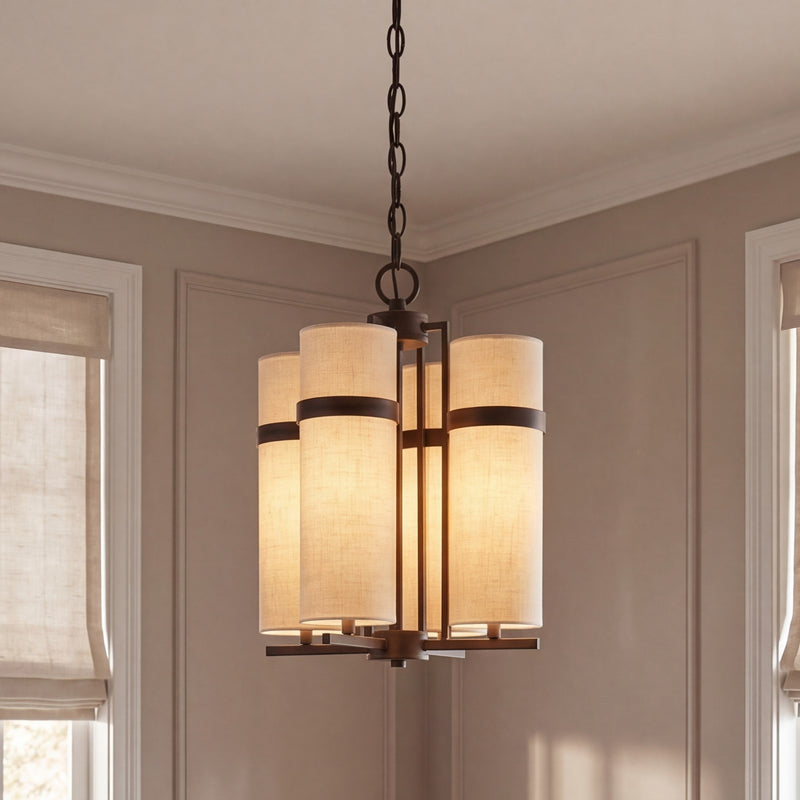 Savoy House Weston 4 Lt Chandelier, Mediterranean