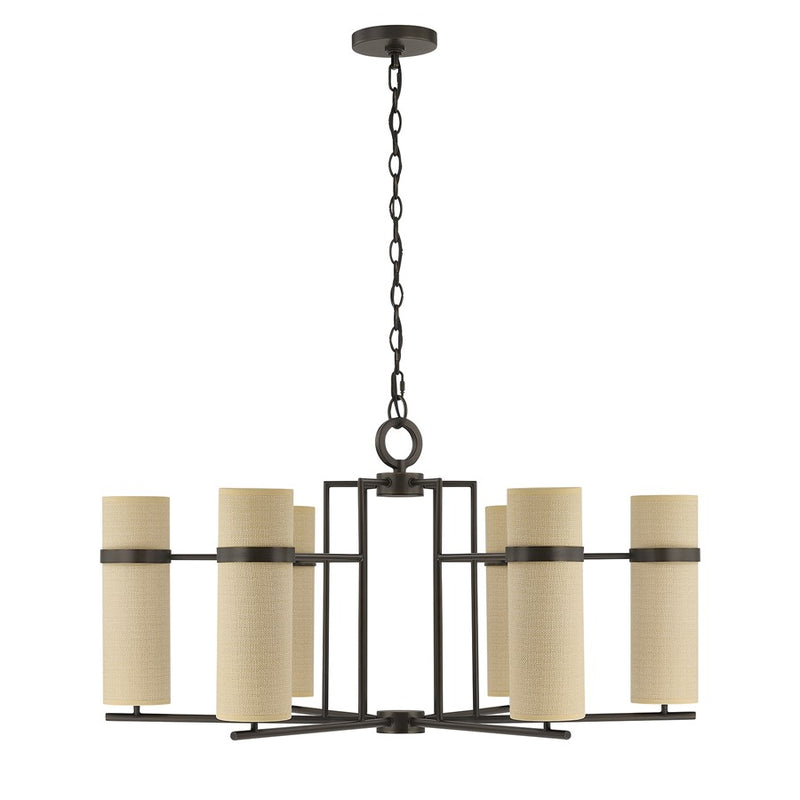 Savoy House Weston 6 Lt Chandelier, Mediterranean