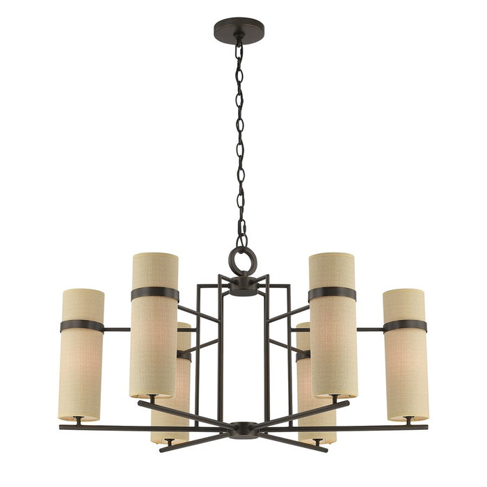 Savoy House Weston 6 Lt Chandelier, Mediterranean