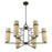 Savoy House Weston 6 Lt Chandelier, Mediterranean
