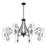 Savoy House Calgary 8-Light Chandelier, Matte Black