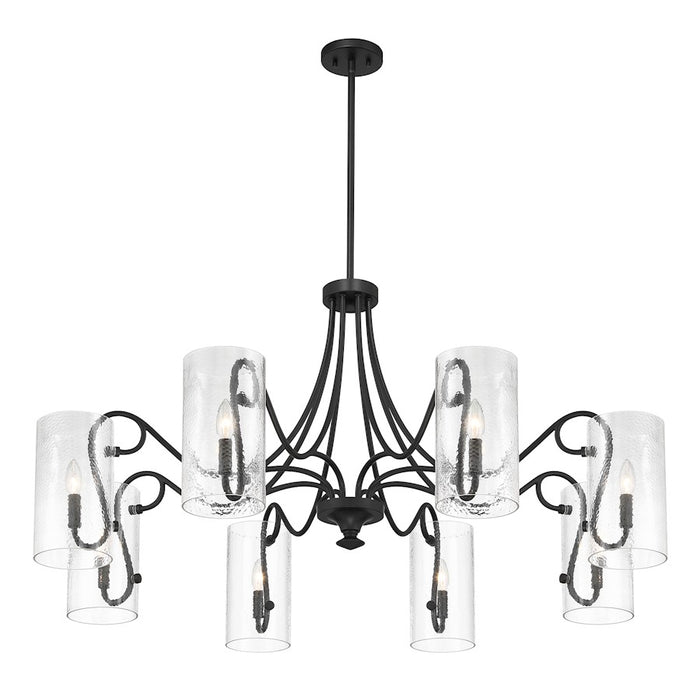 Savoy House Calgary 8-Light Chandelier, Matte Black