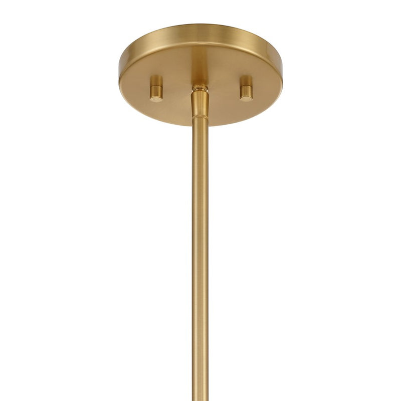 Savoy House Conrad 8 Lt Chandelier, White, Warm Brass