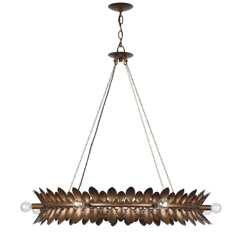 Savoy House Heiress 8-Light Chandelier, Patinated Bronze