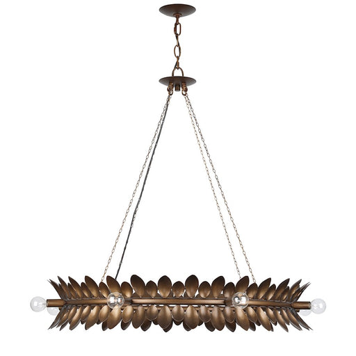 Savoy House Heiress 8-Light Chandelier, Patinated Bronze