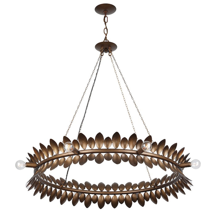 Savoy House Heiress 8-Light Chandelier, Patinated Bronze