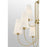 Savoy House Wilkes 9 Lt Chandelier, White, Warm Brass