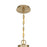Savoy House Florena 10 Lt Chandelier, White, Noble Brass