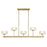 Essentials Falster 5 Light LED Linear Chandelier