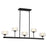 Savoy House Falster 5-Light LED Linear Chandelier, Matte Black - 1-5407-5-89