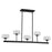 Savoy House Falster 5-Light LED Linear Chandelier, Matte Black