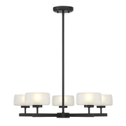 Savoy House Falster 5-Light LED Chandelier, Matte Black - 1-5409-5-89