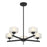 Savoy House Falster 5-Light LED Chandelier, Matte Black