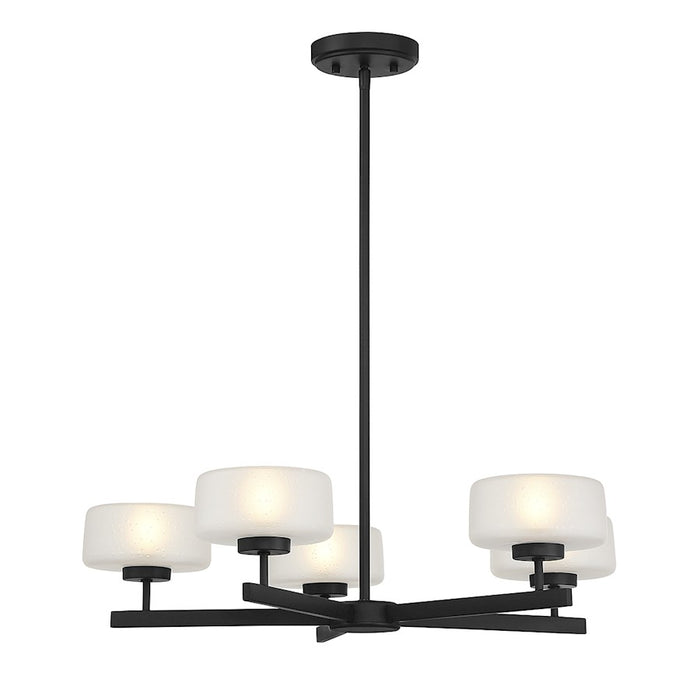 Savoy House Falster 5-Light LED Chandelier, Matte Black