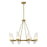 Savoy House Nouvel 8-Light Chandelier, Warm Brass - 1-5502-8-322