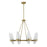 Savoy House Nouvel 8-Light Chandelier, Warm Brass