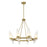 Savoy House Nouvel 8-Light Chandelier, Warm Brass