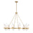 Savoy House Nouvel 12-Light Chandelier, Warm Brass - 1-5504-12-322