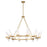 Savoy House Nouvel 12-Light Chandelier, Warm Brass