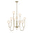 Savoy House Chester 9 Lt Chandelier, White Opal, Noble Brass - 1-5980-9-127